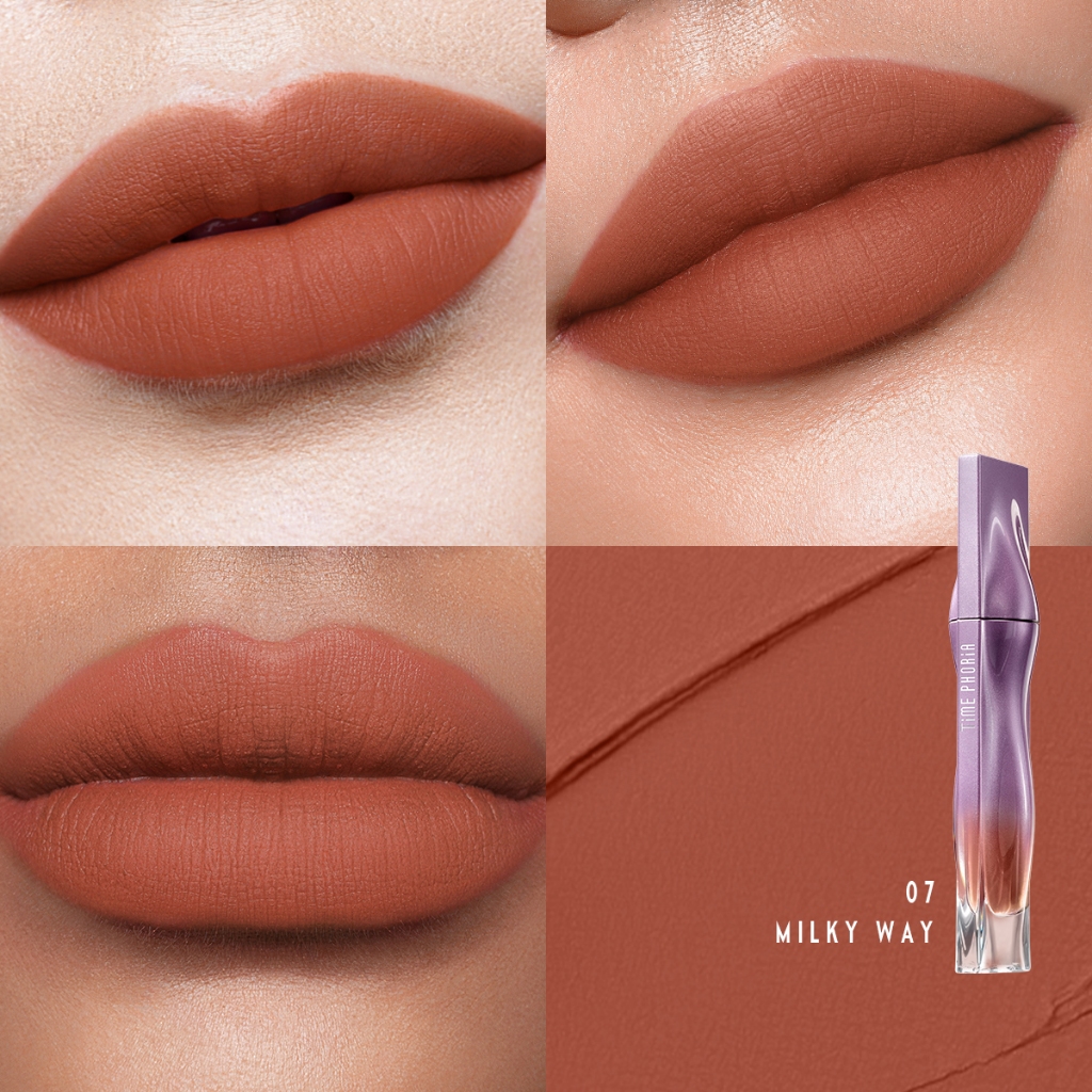 Timephoria Indonesia Time Phoria Nebula Velvet Lip Cream 07 Milky Way