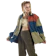 OCWA STUDIO Oversized Calton Multi Patches Denim Jacket Beige Army 1