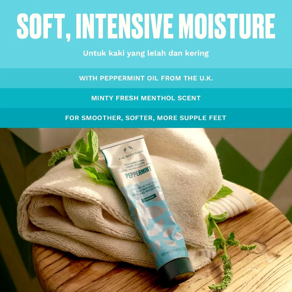 The Body Shop International Limited The Body Shop® Peppermint Invigorating Foot Cream