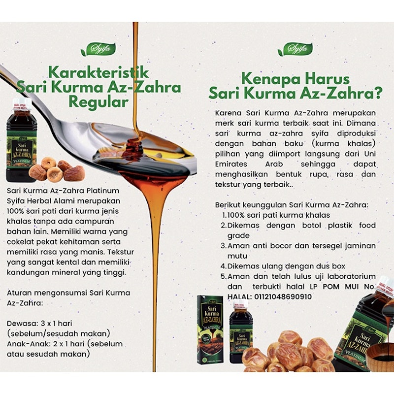 Az-Zahra Sari Kurma Platinum 3
