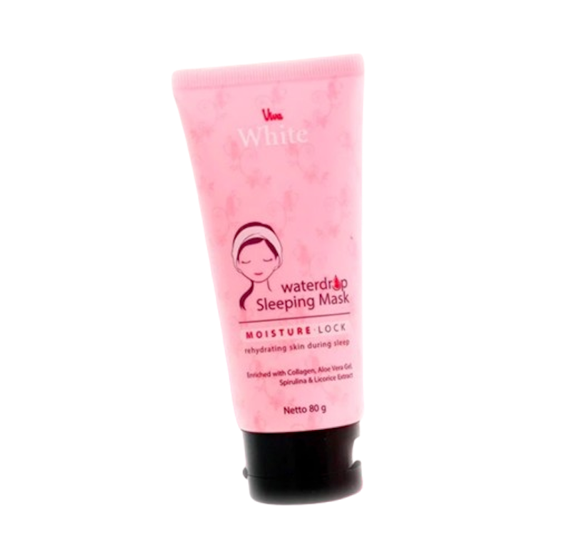 White Waterdrop Sleeping Mask 1