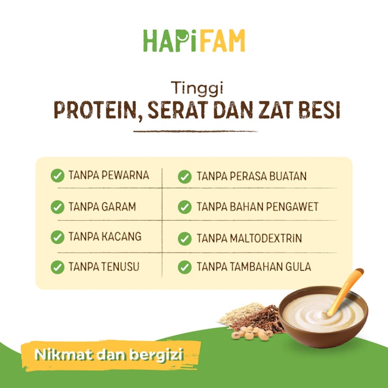 HAPIHEROS Natural Baby Cereal Bubur Bayi MPASI 5