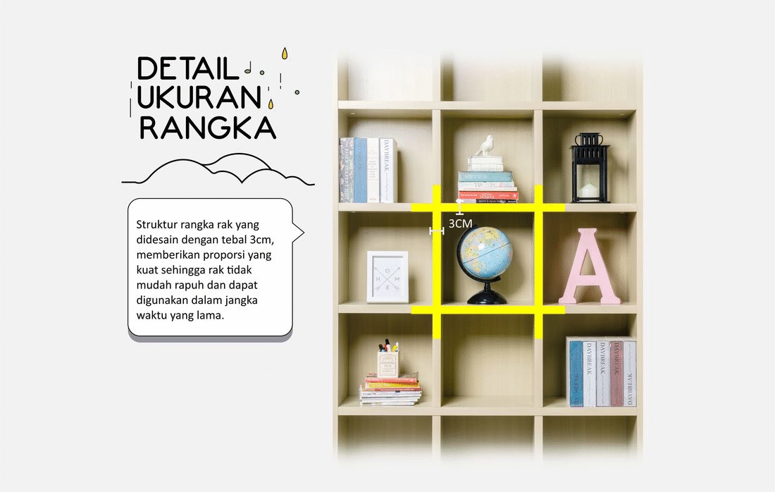 iFURNHOLIC Edwin Bookcase