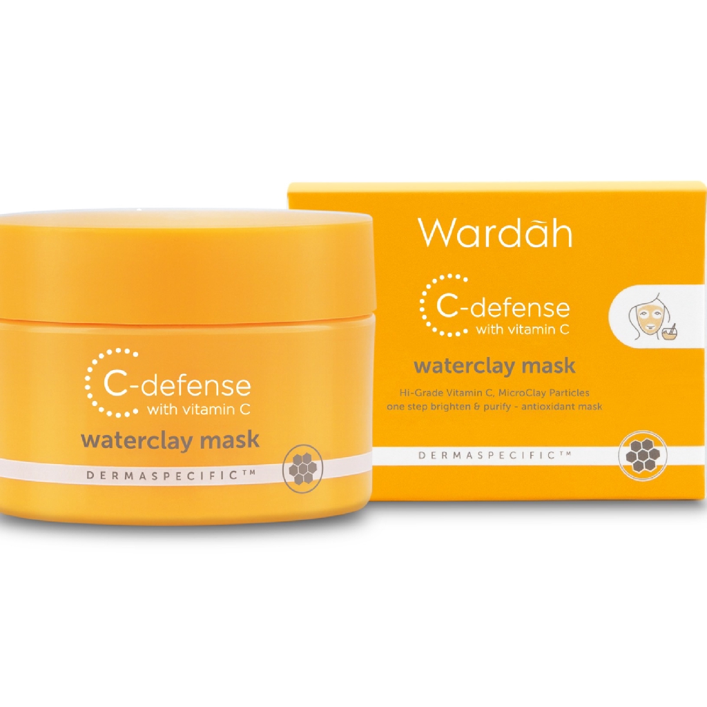 Wardah C-Defense Waterclay Mask