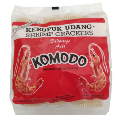 Komodo Foods  Kerupuk Udang Komodo Merah SPP/GK Shrimp Crackers