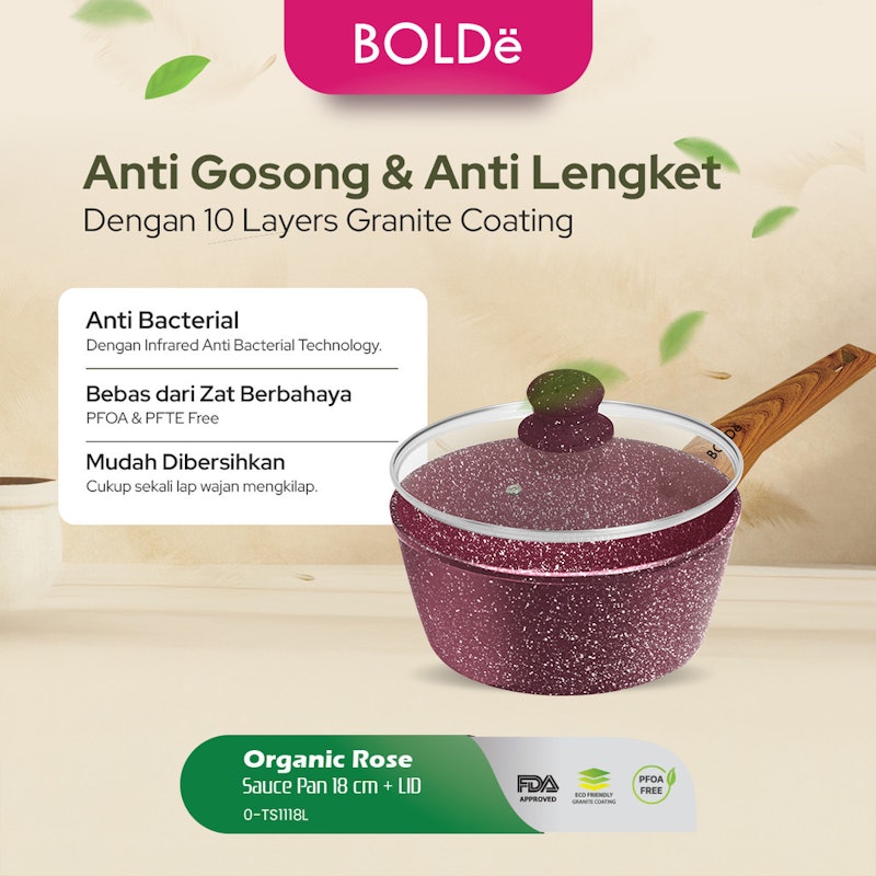 BOLDe Organic Rose Sauce Pan 2