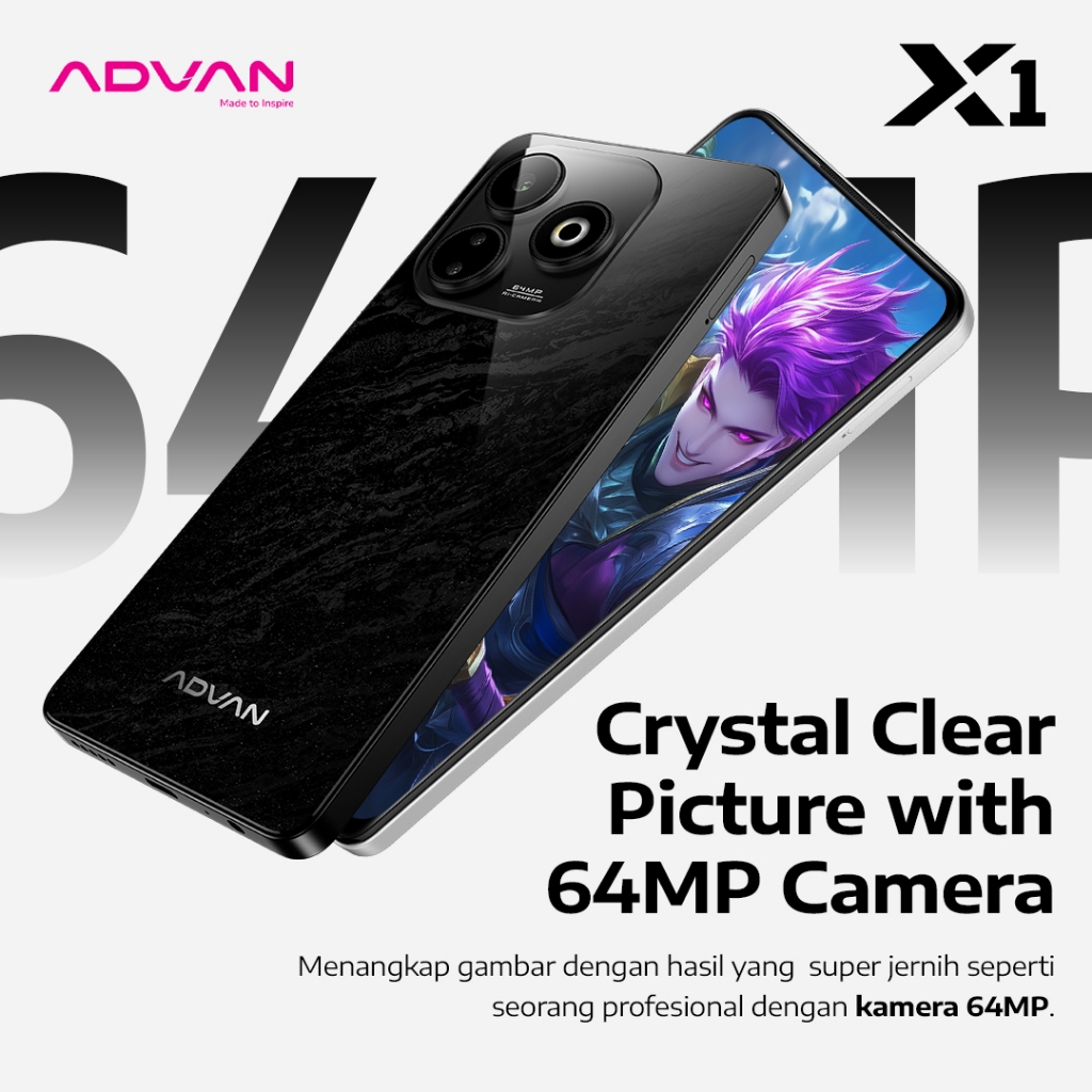 Bangga Teknologi Indonesia ADVAN X1 (8+8/128 GB)