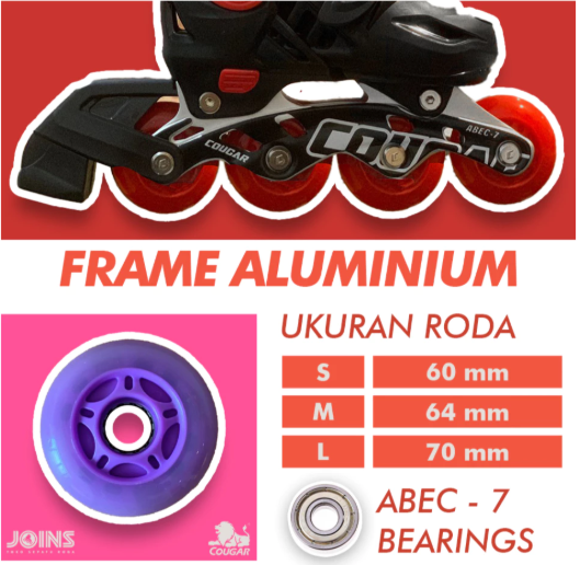 Guangdong Kuwang Sporting Goods Cougar Sepatu Roda Anak  MZS887PS QS 