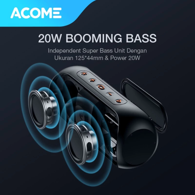 Wook Global Technology ACOME Super Bass Speaker  A20