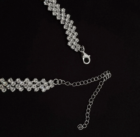  Jess Choker Necklace Silver