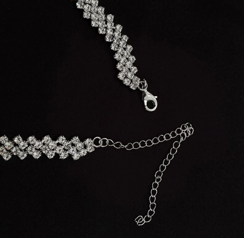 Jess Choker Necklace Silver 5