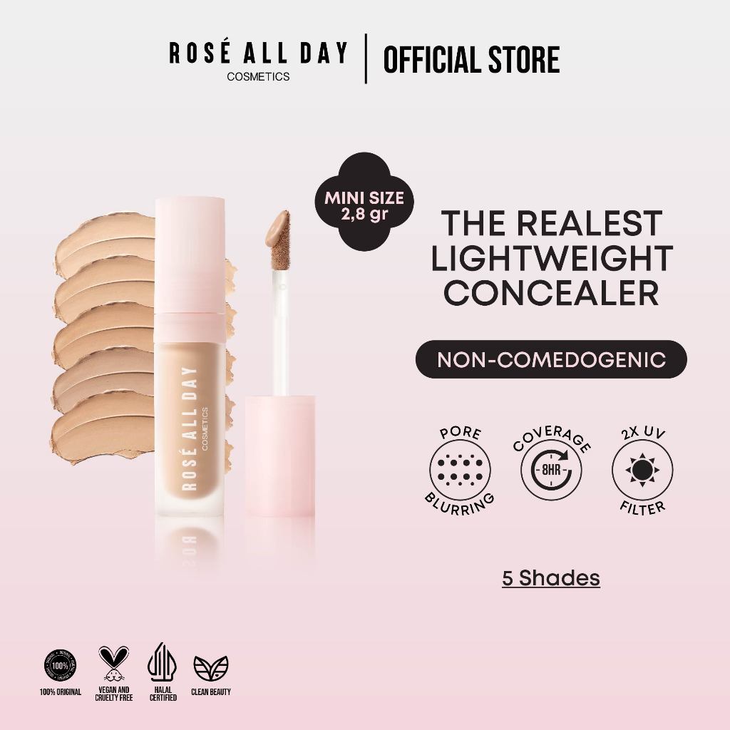 Rosé All Day The Realest Lightweight Concealer Mini Light 2