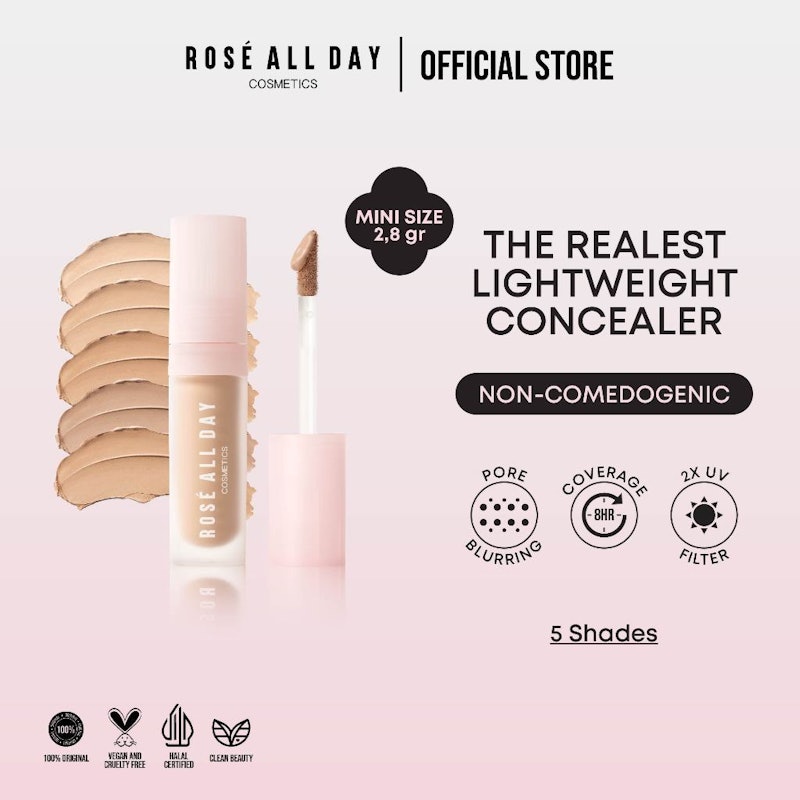 Rosé All Day The Realest Lightweight Concealer Mini Light 2