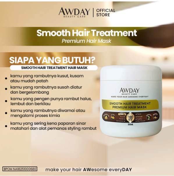 Awday Beauty Care Awday Smooth Hair Treatment Premium Hair Mask