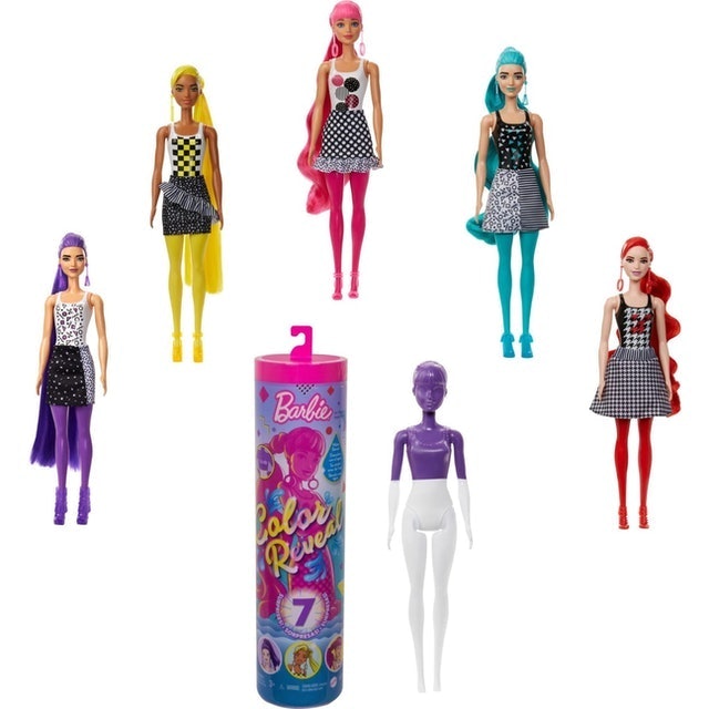 Mattel Barbie Color Reveal Doll with 7 Surprises
