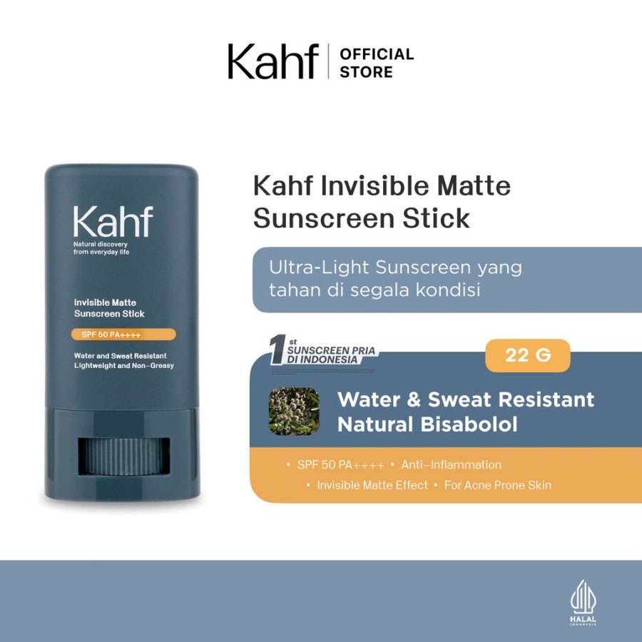 Paragon Technology and Innovation Kahf Invisible Matte Sunscreen Stick SPF 50 PA++++