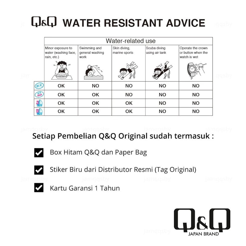 Q&Q Jam Tangan Wanita Digital Sport 5