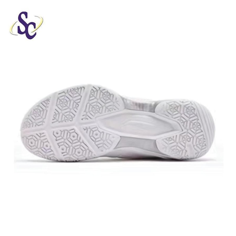 Li-Ning Badminton Shoes Sonic Boom Wide White Silver 4
