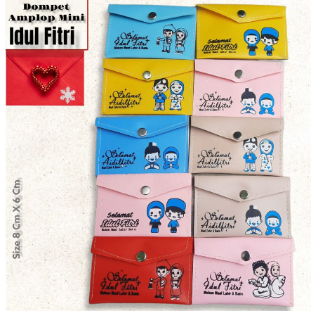  Amplop Dompet Lebaran Mini Set 12 pcs