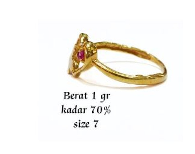 Cincin Anak Emas Asli 17K 2
