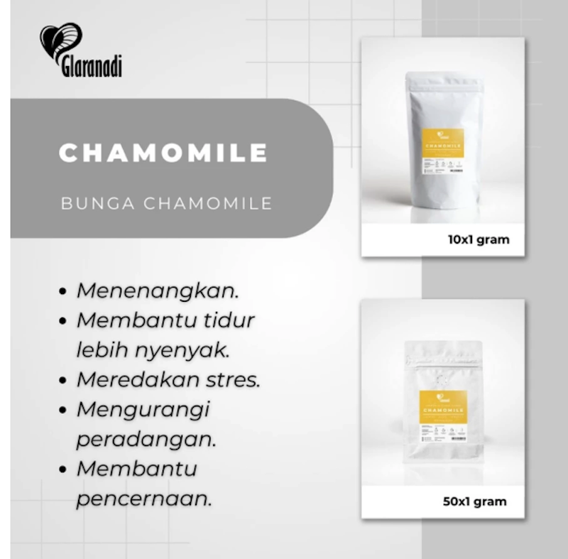 Glaranadi Teh Bunga Chamomile + Spearmint 2