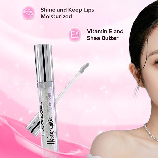 L.A. Colors Holographic Iridescent Lipgloss Diamond Lite 2
