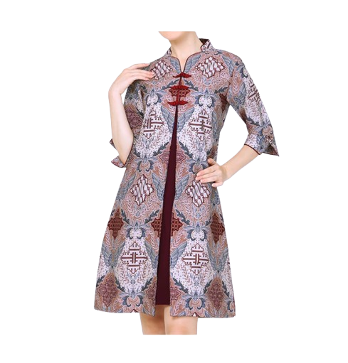 My Aksa Claressa Mahatma Batik Dress 