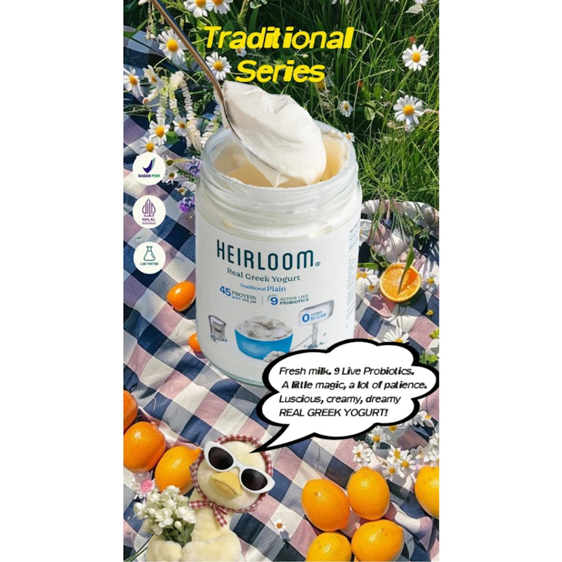 Heirloom Greek Yogurt Jar Plain 3