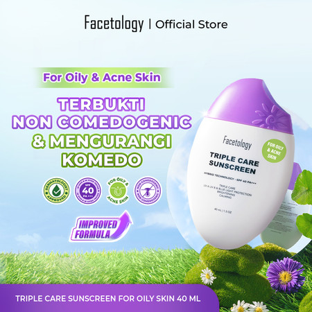 Facetology Innovation Technology Facetology Triple Care Sunscreen SPF 40 PA+++