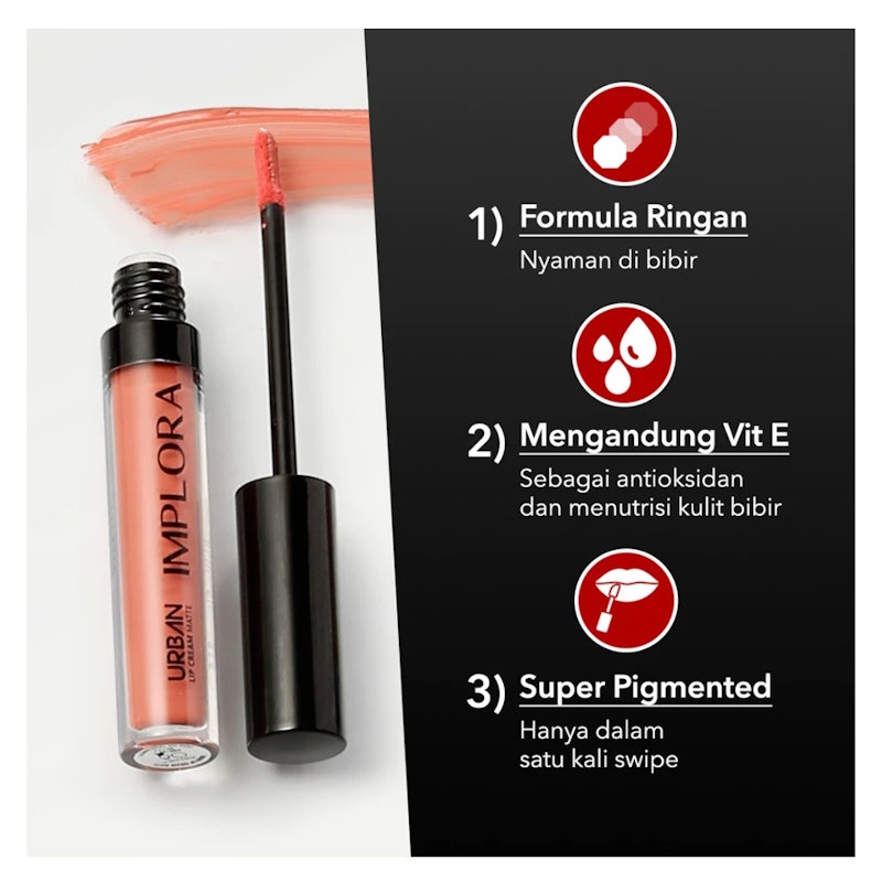 Urban Lip Cream Matte 20 Red Gala 3