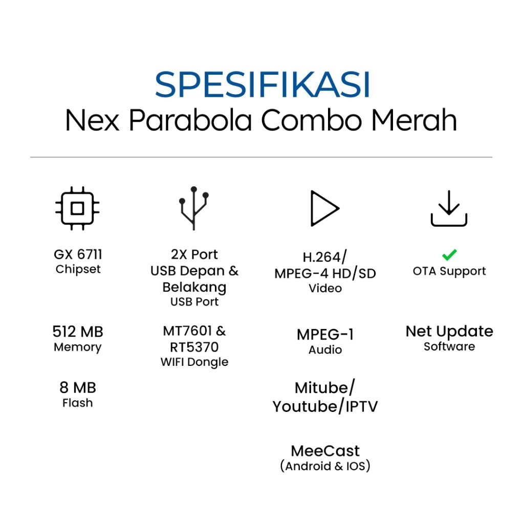Nex Parabola Combo Merah