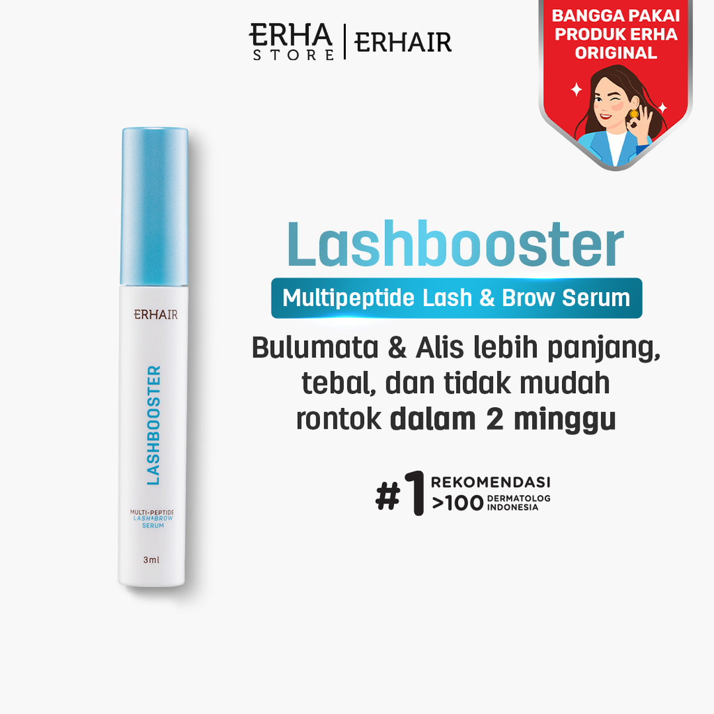 Erha Clinic Indonesia Erhair Lashbooster Multi-Peptide Lash & Brow Serum