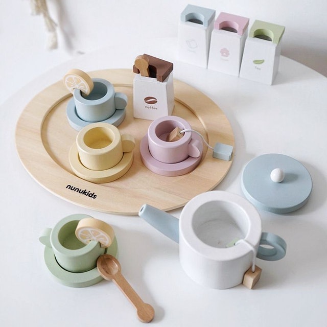 Tea Party Set Cake Stand Macaron Color