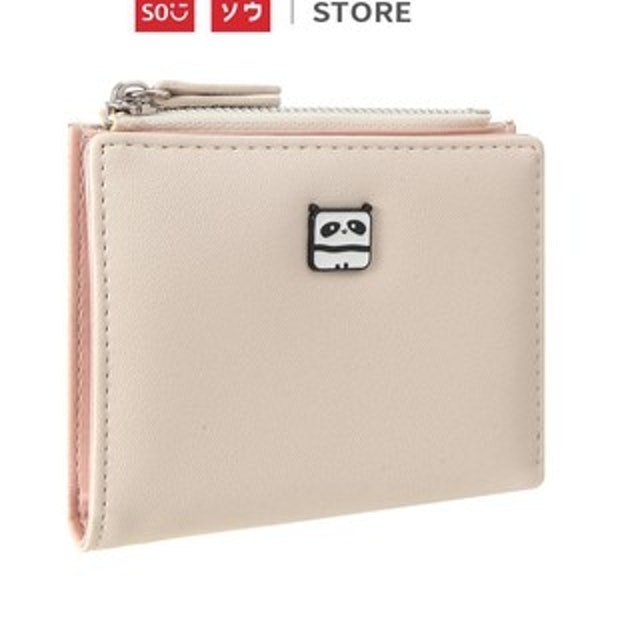 MINISO Dompet Wanita Pendek Zipper Wallet Simple Motif Kecil Lucu 6941501589264