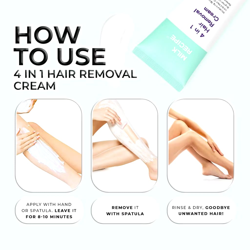 Milk Recipe Milk Recipe 4-in-1 Hair Removal Cream