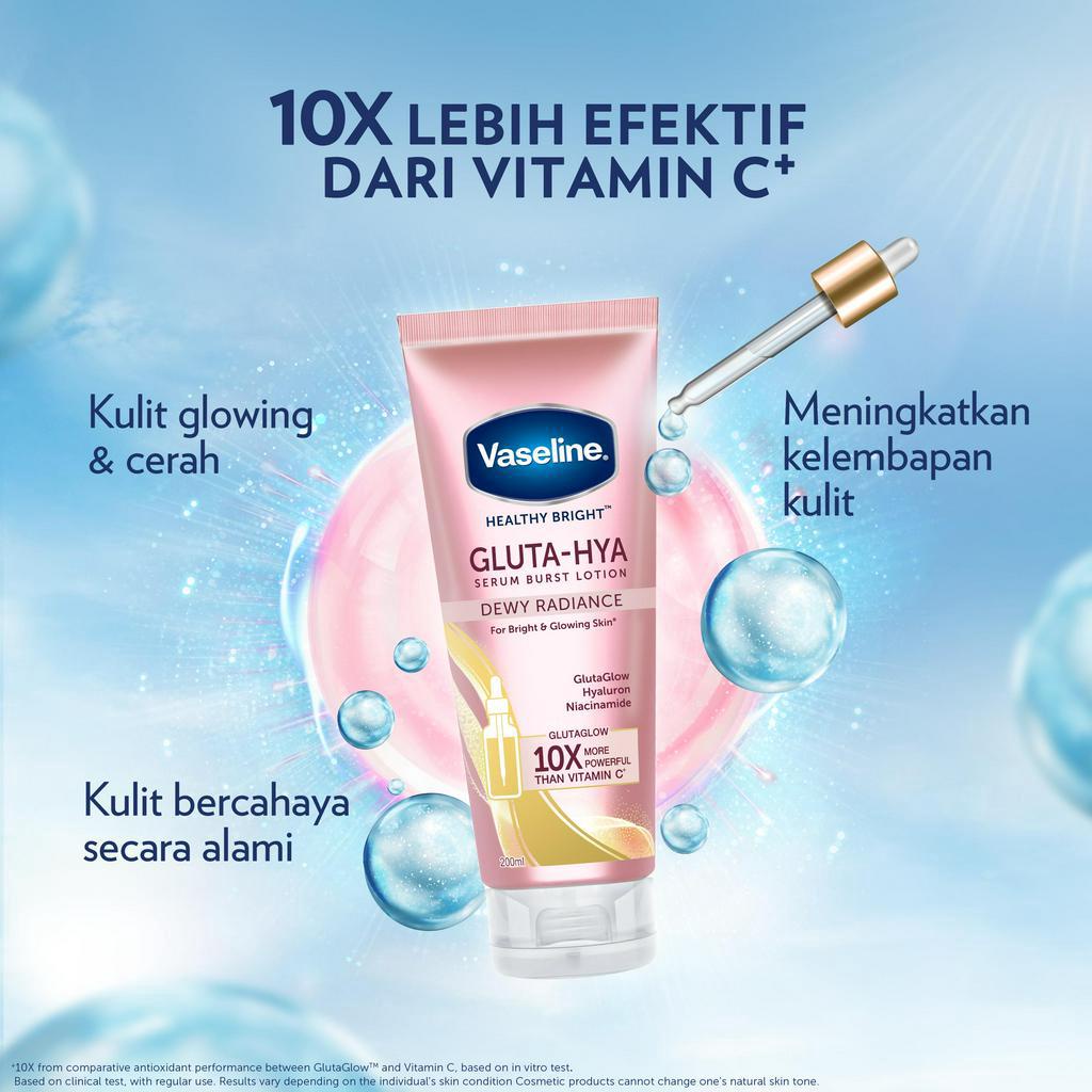 Unilever Vaseline Gluta-Hya Serum Burst Lotion Dewy Radiance