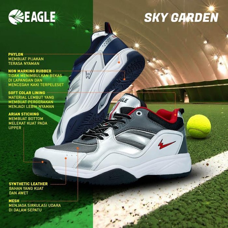 Eagle Sky Garden Tennis Shoes 5