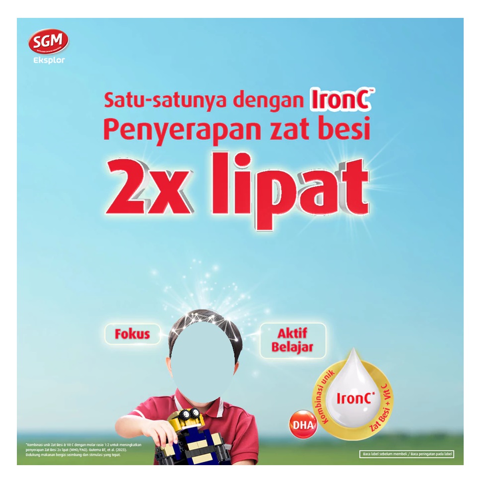 Sarihusada SGM Eksplor 5+ dengan IronC Rasa Madu