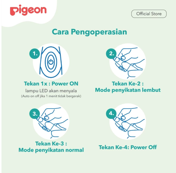 Pigeon Indonesia Pigeon Electric Finishing Toothbrush