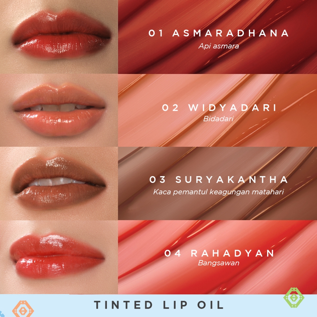 Martina Berto Sariayu Dear Mahameru Tinted Lip Oil 02 Widyadari