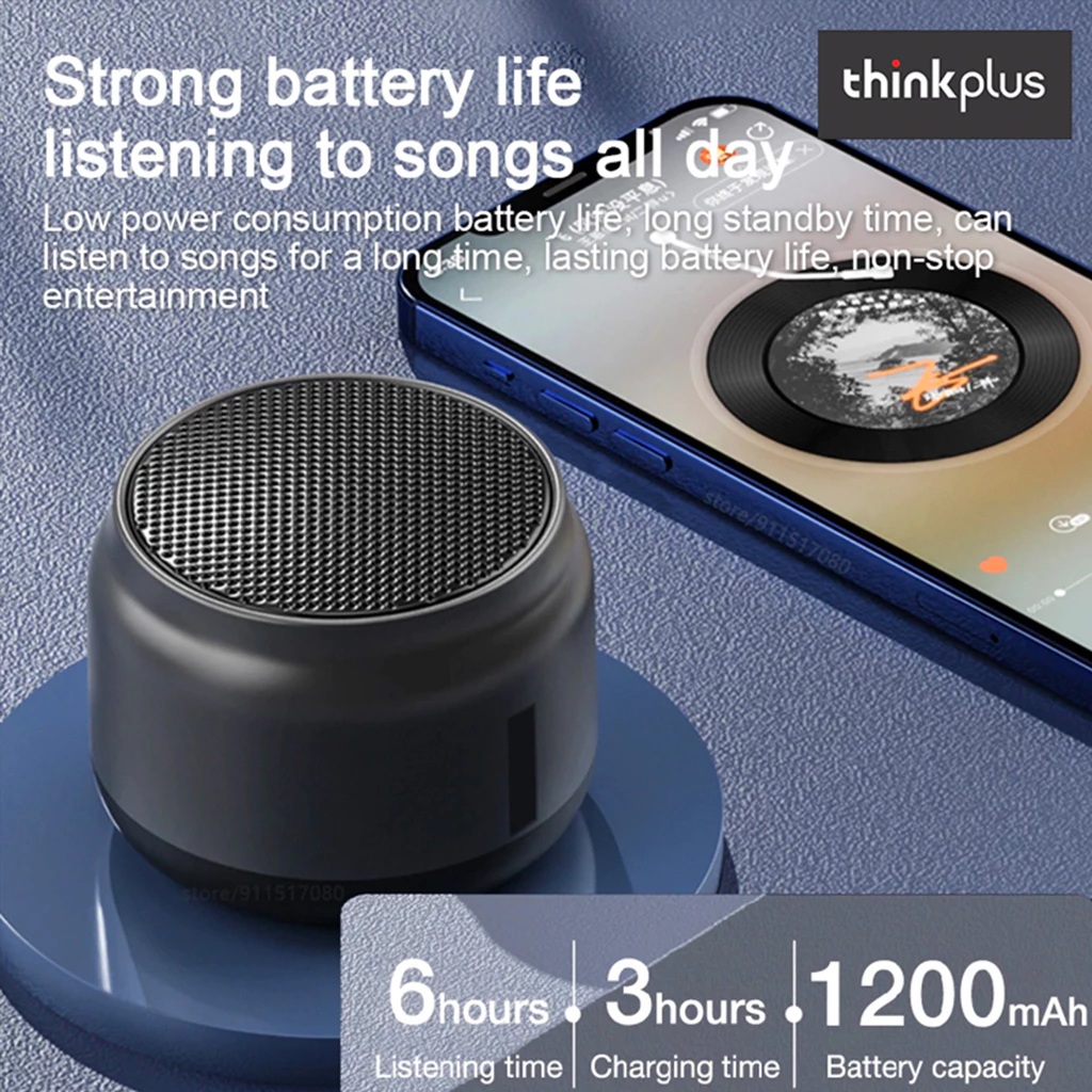 Lenovo Lenovo Thinkplus K3 Portable Speaker LN-EAR-K3-BK