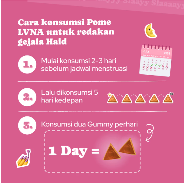 Formula Inovatif Transnasional Pome LVNA Feminine Care Gummy