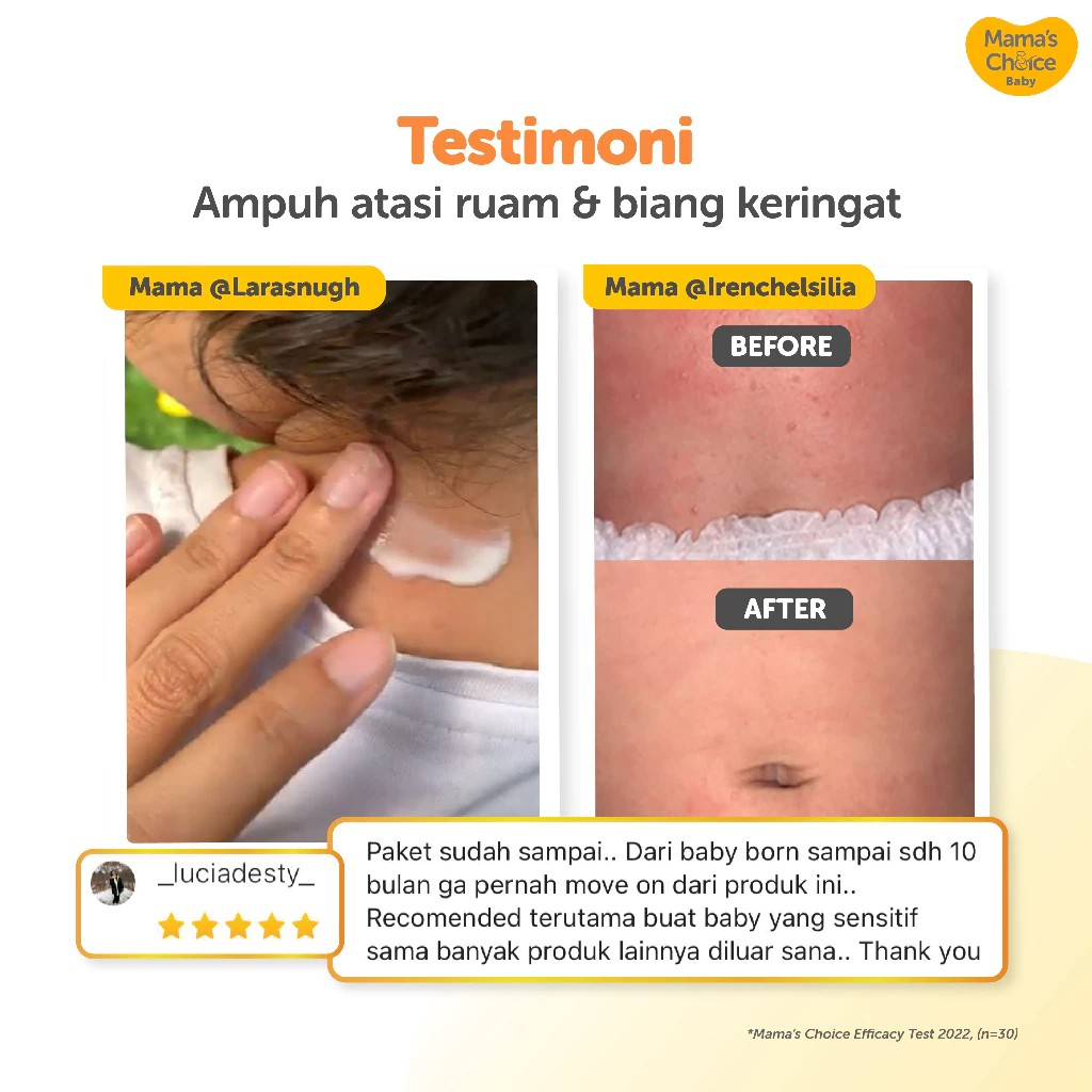 Mamac Distribusi Indo Mama’s Choice Baby Rash Cream
