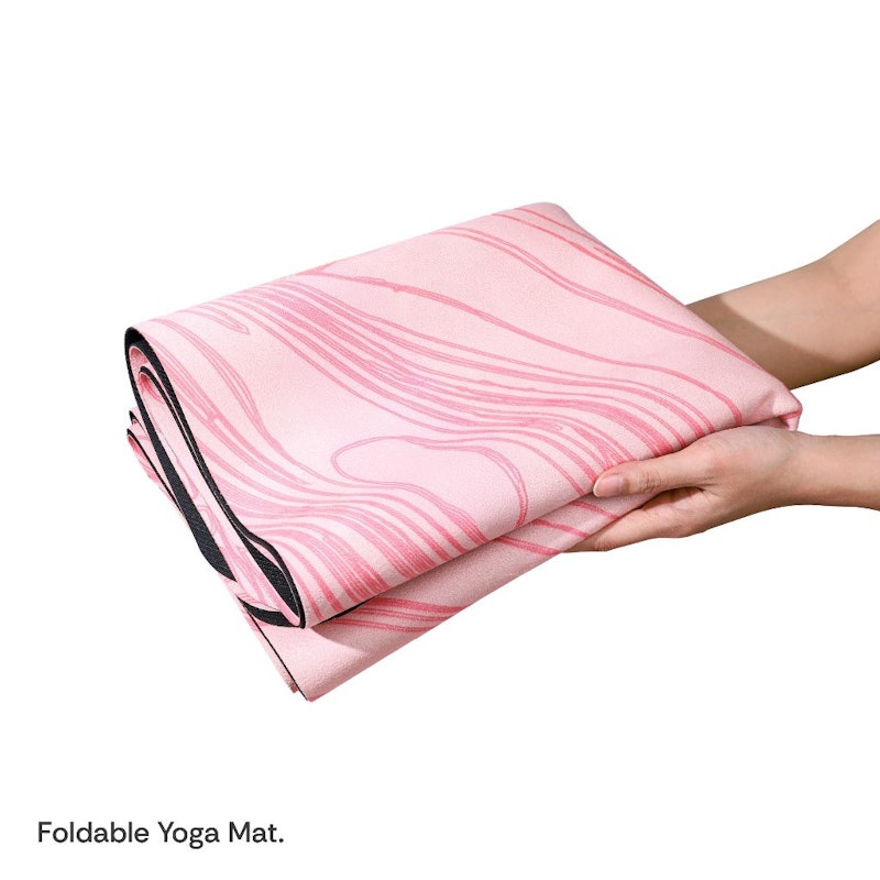 HAPPYFIT Travel Suede 1,5mm Yoga Mat 3