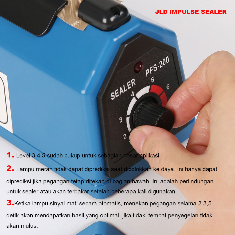 JLD Power Tools JLD Tabletop Impulse Heat Sealer