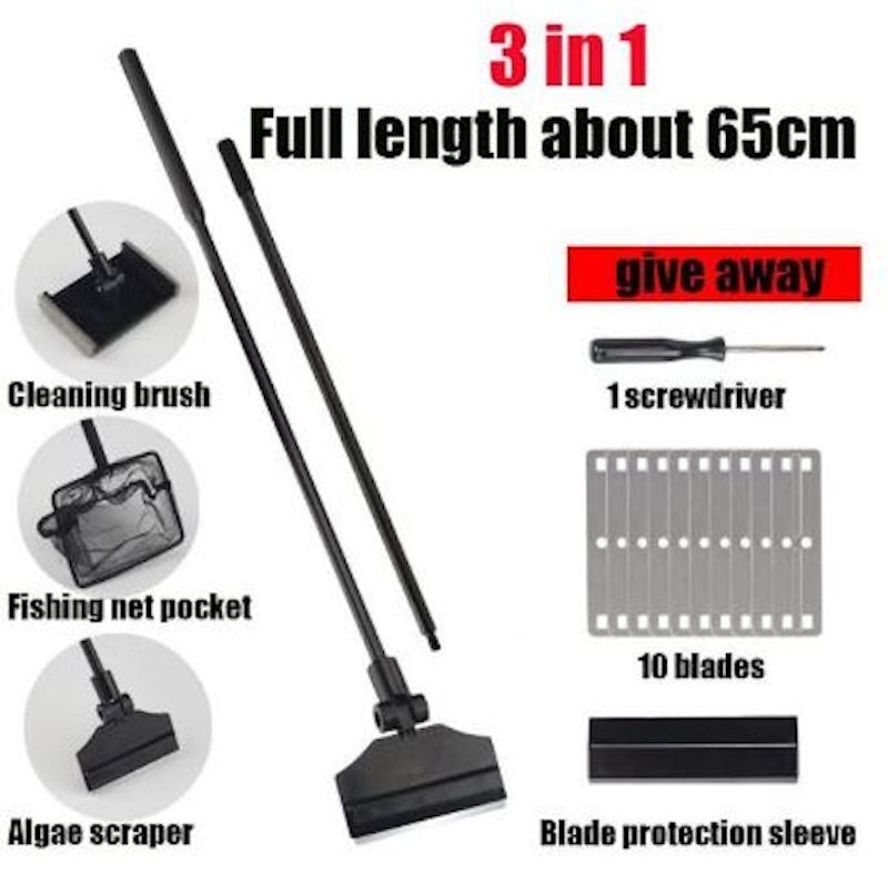 Aquarium Cleaning Tools 3 in 1 3