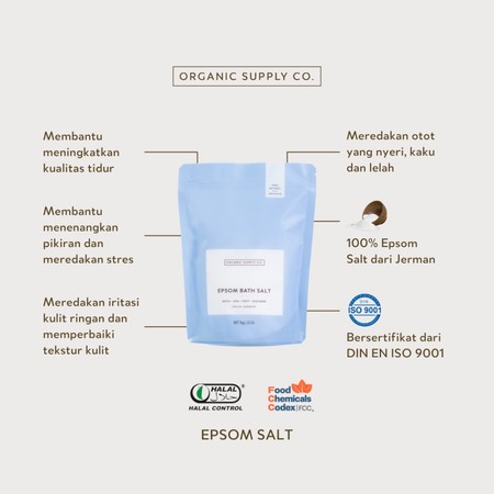 Organika Soukya Copia Organic Supply Co. Epsom Bath Salt