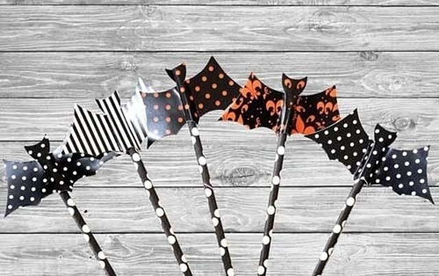 Sedotan Kertas Motif Halloween 
