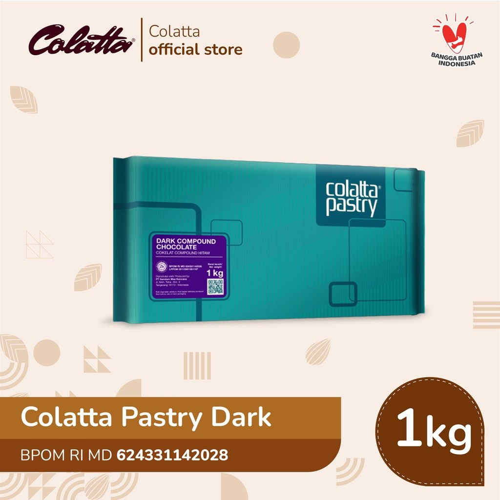 Gandum Mas Kencana Colatta Pastry Dark Compound Chocolate