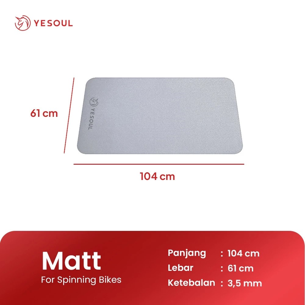 Yesoul Matras untuk Spinning Bike Matt 4